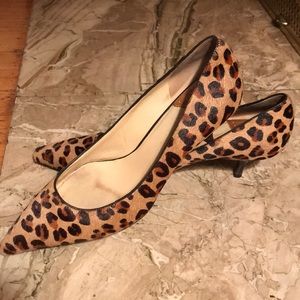 Cole Haan Nike Air calf hair pointy toe pump